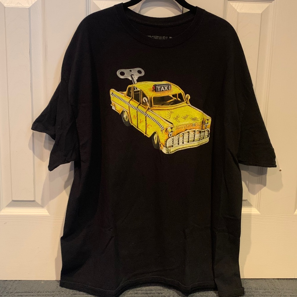 Travis Scott Astroworld MSG Taxi Tee Black